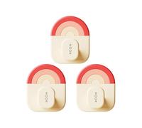 Ganci Adesivi | 3 Pezzi Portaoggetti Senza Fori - Appendino per Bagno | per Parete, Doccia, Bagno, Porta, Soffitto, Cucina, Cappotti, Chiavi, Finestra, Camera da Letto, Asciugamani, Armadio, Vestiti