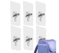 Ganci adesivi da parete per cornici fotografiche, grucce per pittura da parete senza chiodi, 6 ganci adesivi forti per cornice, senza fori per appendere quadri alla parete senza chiodi per pittura