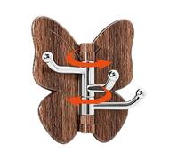 Ganci Adesivi da Parete Supporto Farfalla Regolabile Impermeabile Senza | Ganci Adesivi per Asciugamani Decorazione Murale Per Casa Soggiorno Cucina Bagno Doccia Ingresso Stile Country