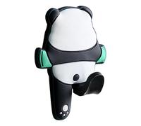 Ganci adesivi - Ganci da parete a forma di panda | Appendiabiti adesivo | Soluzione portaoggetti singola per ingresso, armadio, bagno, camera da letto e camera dei bambini