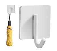 Ganci adesivi per asciugamani - Portasciugamani in acciaio inossidabile a parete, ganci durevoli #| Gancio per asciugamani in metallo sottile con forte supporto adesivo per uso domestico, bagno cucina