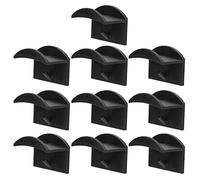 Ganci adesivi per cappelli 10 pezzi Supporto adesivo a lunga durata per borsa per auricolari per cappelli Piccoli pendenti Design invisibile Organizzatori per cappelli Soluzione