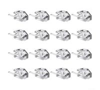 Ganci adesivi per cappelli da parete, organizer salvaspazio con doppia opzione di sospensione per esporre o riporre i cappelli ordinatamente (16 pezzi trasparenti)