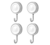 Ganci adesivi per doccia, 360 gradi, ganci adesivi rotanti | 4 pezzi ganci appendiabiti adattabili | forniture domestiche per cucine doccia cortile cottage spiaggia cabina scuola materna estate