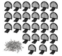 Ganci antineve - 25 pezzi in metallo per tetto | Protezione contro la neve e | Attrezzature invernali per la protezione dei tetti da e