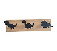 Ganci appendiabiti da parete per bambini in legno di dinosauro, simpatico appendiabiti da porta per camera da letto dei ragazzi, cameretta dei bambini, sala giochi, divertente contenitore decora