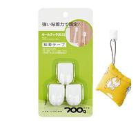 Ganci appendiabiti da parete per vestiti,Senza punzonatura ganci per chiavi da parete | Ganci per utilità domestica per servizi igienici, cucina, piastrelle di ceramica, camera da letto, bagno per