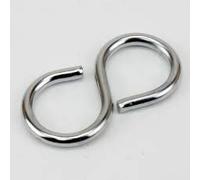 Ganci appendiabiti in acciaio inox, resistenti, lunghezza 8,9 cm, con supporto, 100 kg, confezione da 2