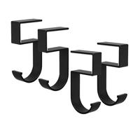 Ganci appendiabiti per zaino da scrivania portatile da 4 pezzi per studenti Forte capacità di carico Installazione senza danni Supporto per borsa salvaspazio per biblioteche scolastiche Centri di