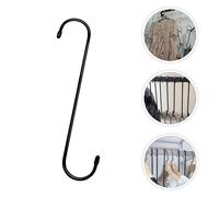 Ganci appesi neri a forma di S in ferro da 20 pezzi Appendiabiti multifunzionale