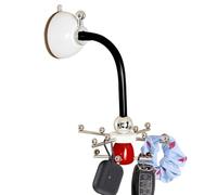 Ganci Asciugamani Bagno Supporto Girevole Da Parete Robusto Senza Trapano | Ganci Bagno Doccia Appendino Cucina Per Casa Doccia Camera Dormitorio Stile bianco e [1 confezione] rotant