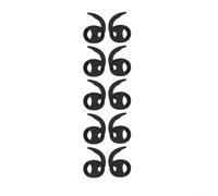 Ganci Auricolari Compatibili con per samsung per galaxy Buds 4 Pro, 5 Paia Coperture Sicure in Silicone Morbido, Accessori Antiurto per Cuffie Running e Allenamento Intenso(Black)