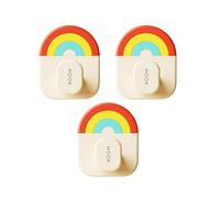 Ganci Autoadesivi,3 Pezzi Portaoggetti Senza Fori | Appendino per Bagno,per Parete, Doccia, Bagno, Porta, Soffitto, Cucina, Cappotti, Chiavi, Finestra, Camera da Letto, Asciugamani, Armadio, Vestiti