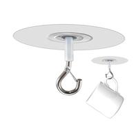 Ganci autoadesivi da soffitto - Ganci da soffitto senza trapano con forte capacità portante,Gadget utili per piante, campanelli eolici, luci, palloncini, decorazioni