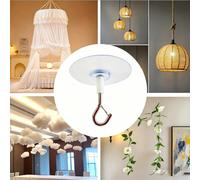 Ganci autoadesivi per soffitto ad alta resistenza - Ganci in PVC senza foratura, adatti per appendere palloncini, carillon, luci, piante, ecc. - Ganci multifunzionali non dannosi, adatti per uso domes