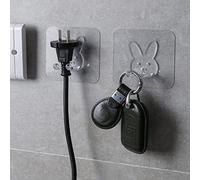 Ganci autoadesivi resistenti per appendere gli organizer da parete della cucina sul foro della parete per il bagno e la porta più forte (B, taglia unica)