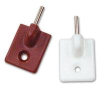 Ganci Autoadesivo in Pvc per Bris Bris colore Marrone conf. 100 Pz