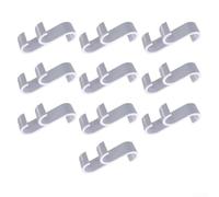 Ganci Bagno per Asciugare Vestiti e Biancheria(white) | Design , plastica , non graffia il radiatore, per ideale per decoro bagno