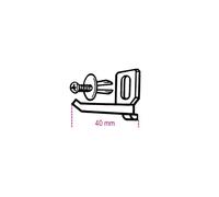 GANCI BETA C552PF KIT/GPS PER PANNELLI FORATI C55P 50 PEZZI 088880119