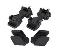ganci cofano adatto per tj Staffe di aggancio cofano auto 2 set di agganci di sicurezza cofano e staffe chiusure di sicurezza e staffe per chiusura del cofano per TJ 97-06