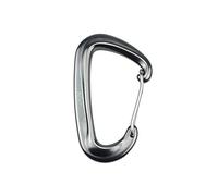 ganci con chiusura a scatto, 1 pz durevole 12KN D moschettone chiave in alluminio cancello a molla clip di bloccaggio zaino amaca campeggio escursionismo arrampicata attrezzatura(Silver)