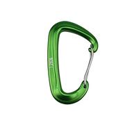 ganci con chiusura a scatto, 1 pz durevole 12KN D moschettone chiave in alluminio cancello a molla clip di bloccaggio zaino amaca campeggio escursionismo arrampicata attrezzatura(Green)