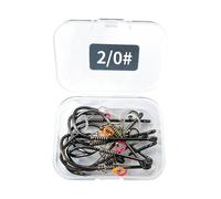 Ganci da a gamberetti, ganci per la in acqua salata, Ganci per di basso offset, di pesce portatili, strumento di tori riutilizzabili per cernia, spigola, pesce gatto