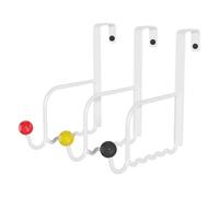 Ganci Da Appendere Alla Porta, 3 Pezzi Appendino Per Asciugamani E Organizzatore Per Cappelli, Dietro La Porta Ganci Per Asciugamani, Per Bagno, Camera Da , Toilette, Cucina, Studio, Casa, Dormitorio,