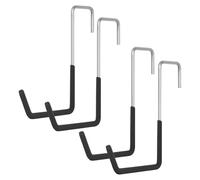 Ganci da appendere sopra la porta, , antiscivolo, multiuso | Sopra la porta per piante, scala, bici, ganci per corda, organizzazione garage, palestra domestica, gancio per attrezzi