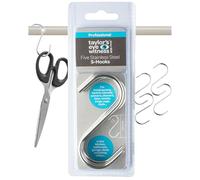 Ganci da cucina a forma di S in acciaio inox resistente, 9 cm x 4 mm, soluzione extra forte, durevole e facile da pulire, per cucina, bagno, giardino, capannone, garage, per uso commerciale o