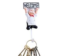 Ganci da cucina chef - decorazioni parete francese, gravi ganci auto a sedere | Set di per l'utilità adesiva lo stoccaggio della cucina, supporto ingresso,