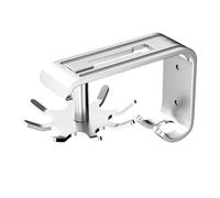 Ganci da cucina rotanti, gancio girevole per chiavi - gancio adesivo poco ingombrante da incollare senza foratura, supporto da parete con ganci, supporto per utensili da cucina, organizzatore per L