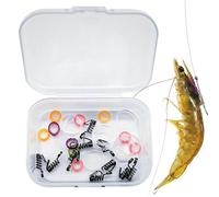 Ganci da di gamberi, ganci per la dei gamberi | Ganci di gamberetti la salata primavera,Accessori per piattaforme Baitholder per uso d'acqua e salata che catturano vari pesci