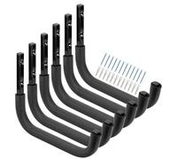 Ganci da garage resistenti, gancio per scale da 31,5 cm, gancio per montaggio a parete per organizzatore di interni esterni sedie pieghevoli biciclette attrezzi