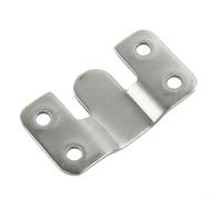 Ganci da parete ad incastro in acciaio inossidabile per cornici e specchi, set da 10 pezzi, resistenti alla ruggine, ganci a Z con montaggio a basso profilo da 2 mm, senza cuciture, per decorazioni