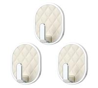 Ganci da parete adesivi resistenti | Ganci autoadesivi rimovibili: supporto moderno per porta del bagno, cucina, doccia, asciugamano, cappotto, chiave, corona, cappello, organizer per appartamenti