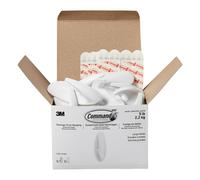 Ganci da parete Command Large Designer Supportano fino a 5 libbre 16 ganci da parete con 24 strisce Command Organizzano senza danni Ganci da pare