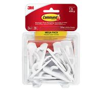 Ganci da parete Command Small Utility Ganci da parete anti-danni con strisce adesive Ganci da parete senza attrezzi per appendere oggetti organiz