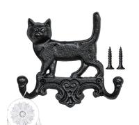 Ganci da parete con animali, ganci da parete unici | ganci decorativi classici e creativi per gatti - pratici e simpatici ganci per animali domestici, portachiavi per gatti per
