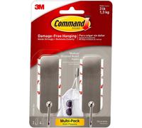Ganci da parete decorativi Command Medium Ganci da parete senza danni con strisce adesive Ganci da parete senza attrezzi per appendere decorazion