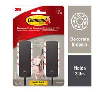 Ganci da parete decorativi Command Medium Ganci da parete sospesi senza danni con strisce adesive Ganci da parete senza attrezzi per appendere de