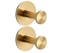 Ganci da parete in acciaio, portatili, per asciugamani da doccia, leggeri, ganci da parete in acciaio di lunga durata, utilità di installazione per asciugamani, cappelli, vestiti, uso