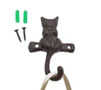 Ganci da parete in ghisa animale, ganci da parete animali | Gancio appendiabiti in ghisa a forma di animale - Hangle rustico interno esterno casa giardino country stouse garage