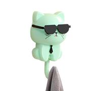 Ganci Da Parete - Occhiali Da Sole Con Gatto Ganci Adesivi | Carini Ganci Adesivi | Ganci Per Cappotti Senza Traccia | Adorabile Gancio Per Chiavi Da Parete | Appendini Decorativi Da Parete
