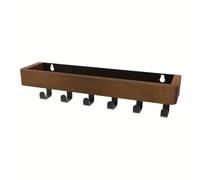 Ganci da parete per la decorazione della casa, portachiavi, mensola galleggiante in legno, porta piante, portaoggetti da doccia e organizer per cosmetici, scaffale da parete (bianco)