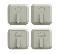 Ganci da parete per una facile installazione, design resistente per applicazioni in bagno e cucina (grigio)