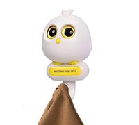 Ganci da parete - Perfetti per decorare le stanze dei bambini, simpatico portachiavi con design a forma di uccellino | Ganci da muro adesivi | per porta asciugamani, borsa, cappello, porta, doccia, ba