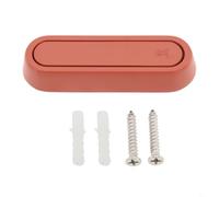 Ganci da parete pieghevoli per riporre la casa, struttura in lega di zinco resistente, per appendere asciugamani e altri oggetti (arancione)