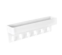 Ganci da parete resistenti per portachiavi da fattoria con ripiano 6 ganci appendiabiti per cucina Organizer a parete per chiavi e cappotti Decorazione rustica per la casa