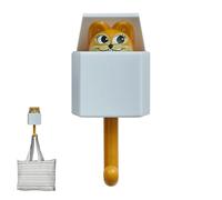 Ganci da parete scoiattolo, Ganci portachiavi da parete, Ganci da parete per animali del fumetto, Ganci da parete decorativi per bambini, Ganci per asciugamani a scoiattolo, Ganci da parete per